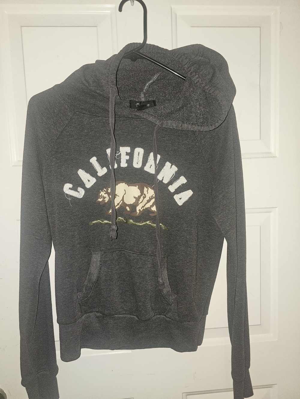 California Graphic Hooded Sweater - Dark Gray